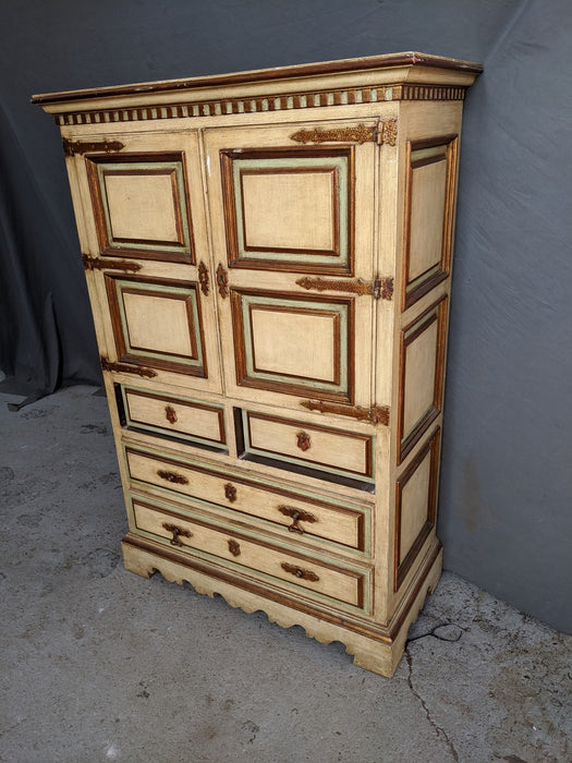 SMALL PAINTED BAR CABINET