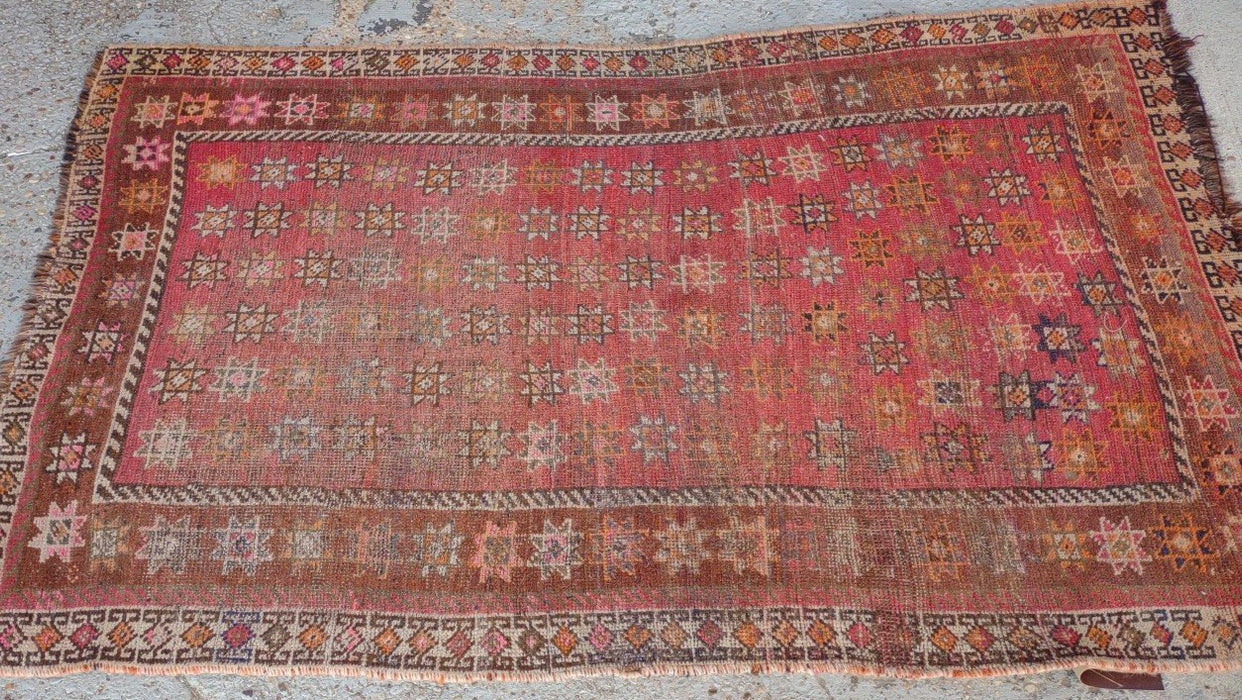 LARGE RED PERSIAN RUG