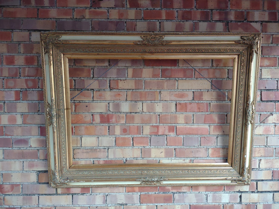 GOLD AND ECRU FRAME