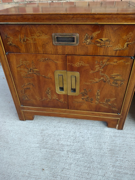 PAIR OF LOW ASIAN CABINETS