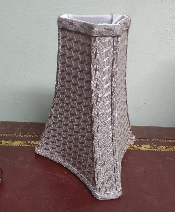 SMALL TAUPE LAMP SHADE