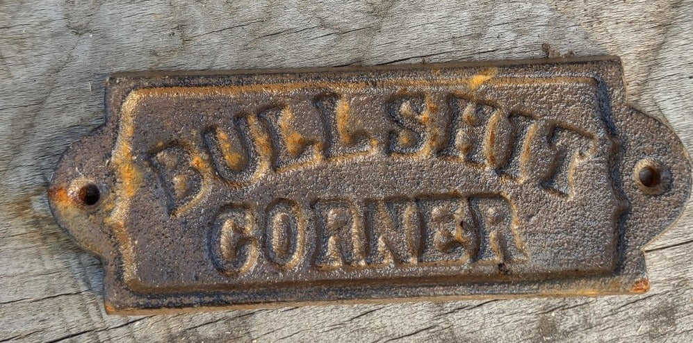 BS CORNER IRON PLAQUE