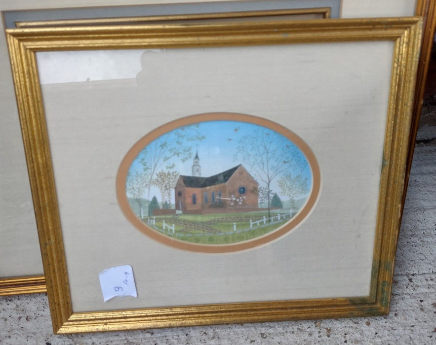 SMALL FRAMED PRINT OF A BARN