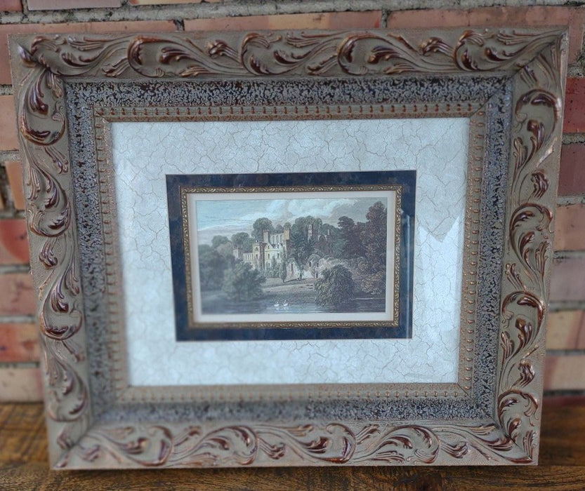 FRAMED PRINT OF ENGLISH MANOR