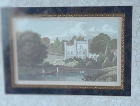 FRAMED PRINT OF ENGLISH MANOR