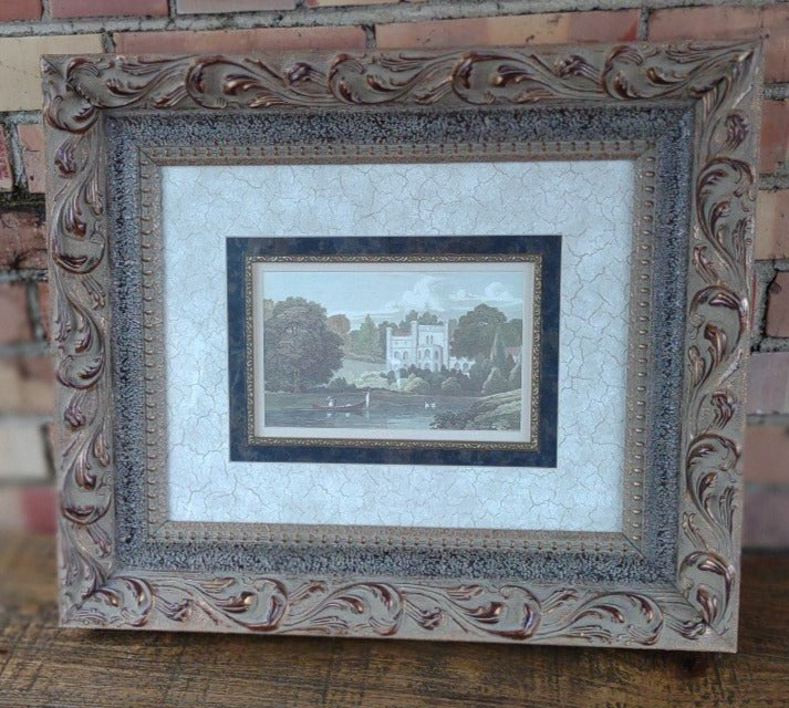 FRAMED PRINT OF ENGLISH MANOR