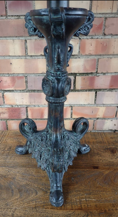 HEAVY BRONZE LAMP BASE BY MAITLAND SMITH