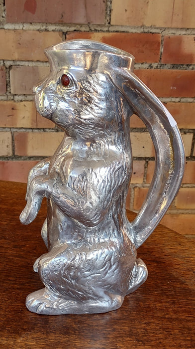 ALUMINUM RABBIT PITCHER BY ARTHUR COURT