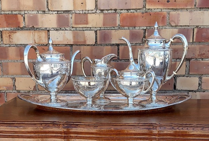 6 PIECE STERLING SILVER COFFEE SERVICE