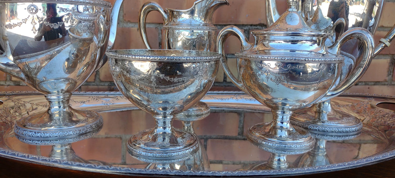 6 PIECE STERLING SILVER COFFEE SERVICE