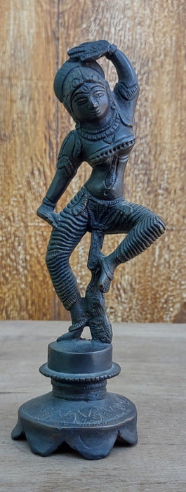 BRONZE INDIAN GOD STATUE