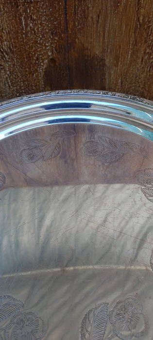 SMALL SILVER PLATE TRAY