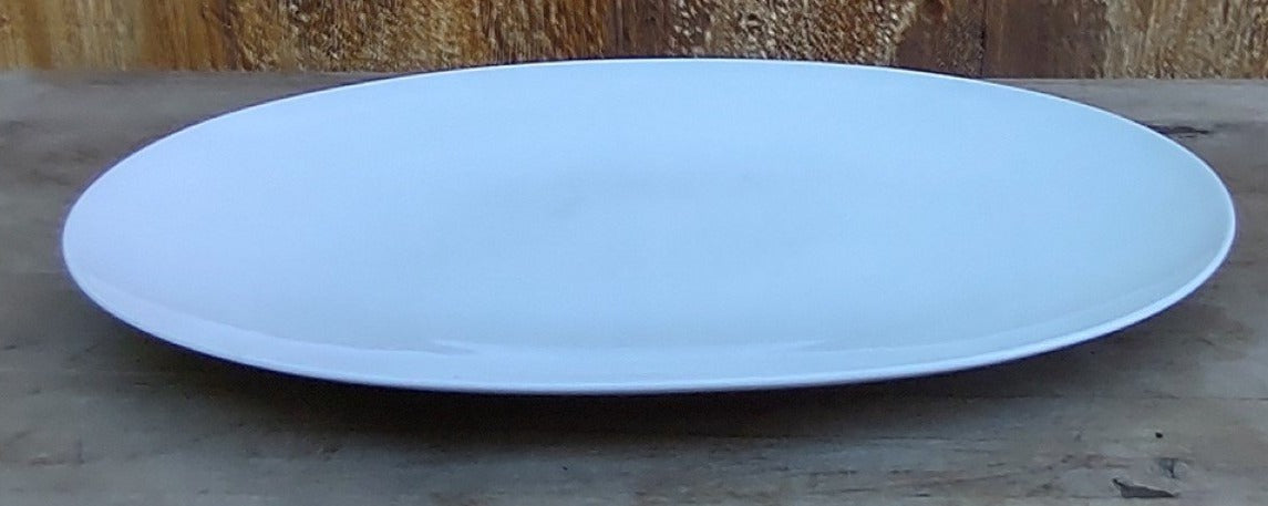 WHITE CHINA OVAL PALTTER