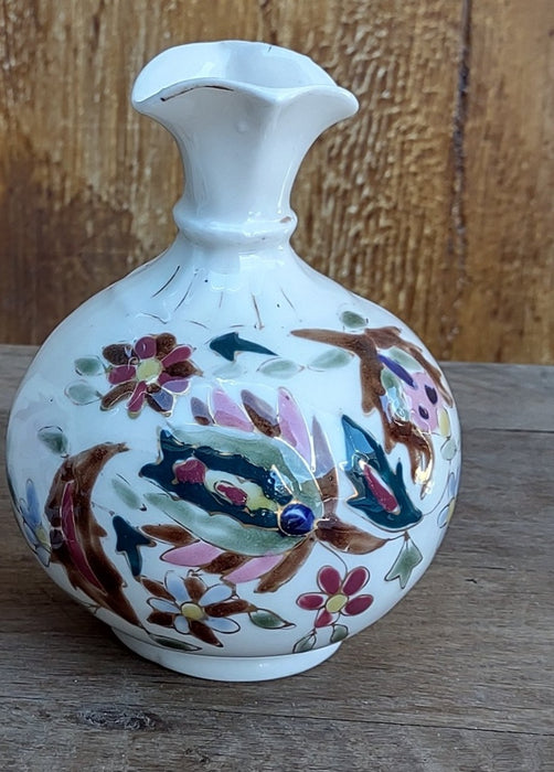 SMALL FLORAL CZECH VASE