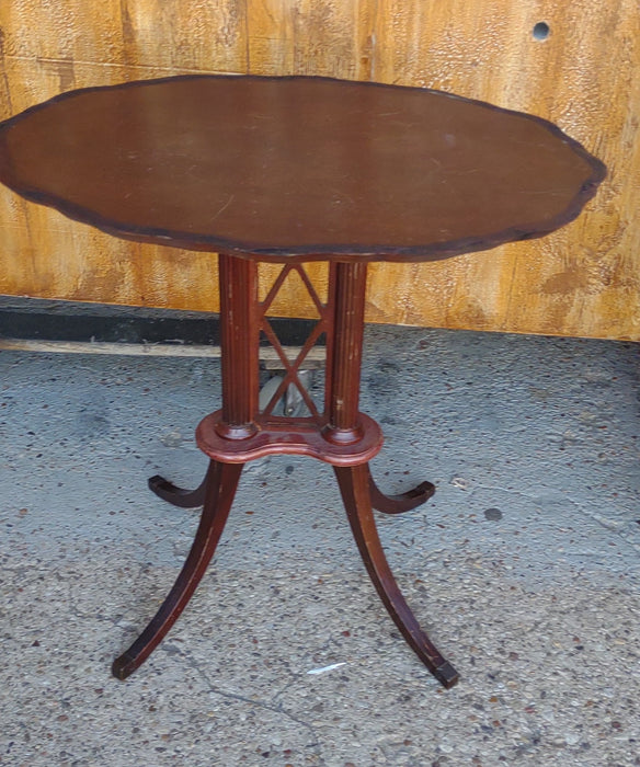REGENCY STYLE OCCASIONAL TABLE AS FOUND