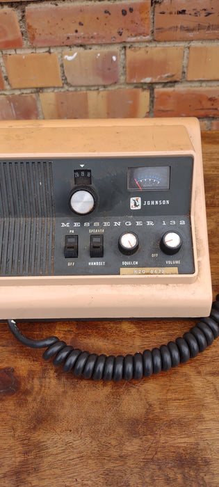 VINTAGE PUBLIC ADDRESS SYSTEM WITH MICROPHONE