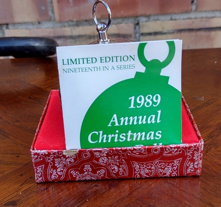 GORHAM 1989 SILVERPLATE CHRSTMAS SLEIGH BELL