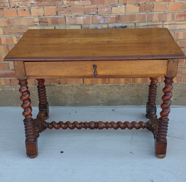 LOUIS XIII WALNUT WRITING TABLE