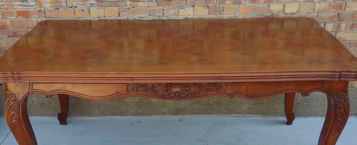 LOUIS XV CHERRY DRAWLEAF TABLE