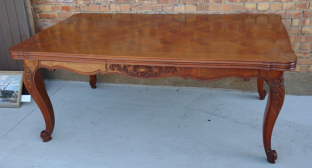 LOUIS XV CHERRY DRAWLEAF TABLE