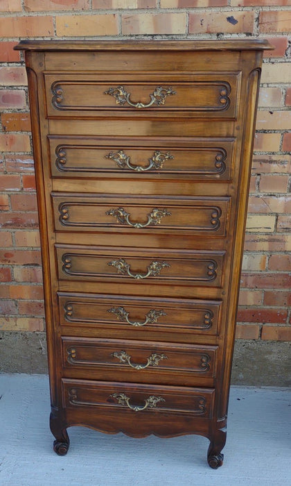 LOUIS XV CHERRY SEMAINIER-AS FOUND