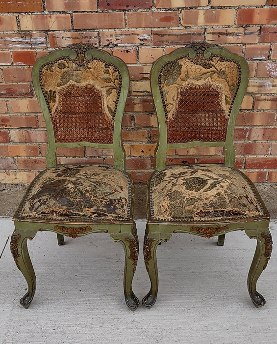 PAIR OF LOUIS XV BOUDOIR CHAIRS