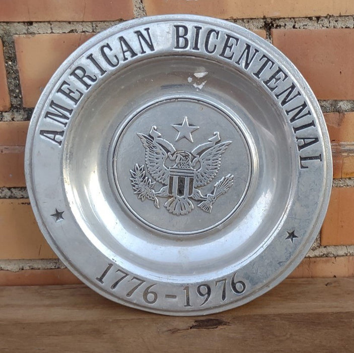AMERICAN BICENTENIAL PEWTER PLATE