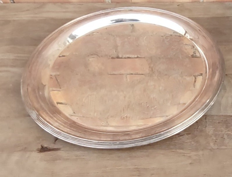SMALL SILVER PLATE TRAY