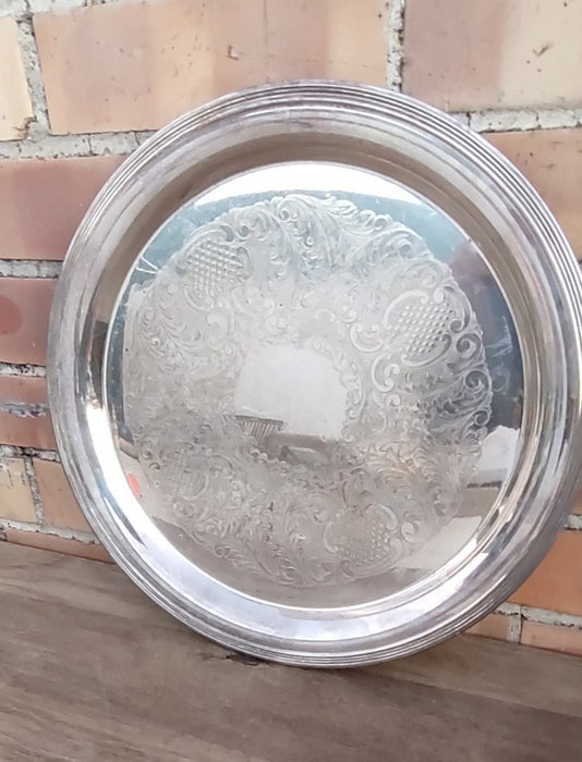 SMALL SILVER PLATE TRAY