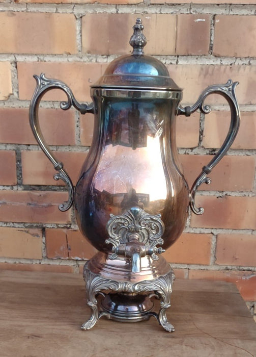 WORN SILVERPLATE COFFEE URN