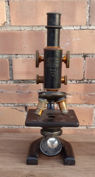 SPENCER MICROSCOPE - AS FOUND