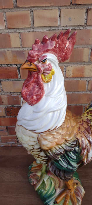 LARGE HAND PAINTED ITALIAN ROOSTER-BY INTRADA