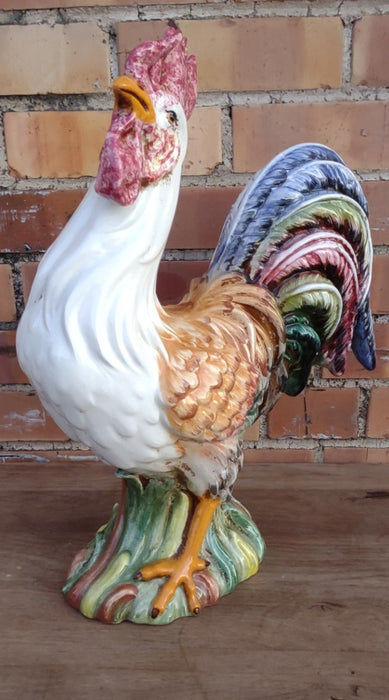 SMALL HAND PAINTED ITALIAN ROOSTER-BY INTRADA