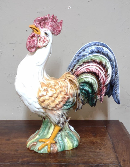 SMALL HAND PAINTED ITALIAN ROOSTER-BY INTRADA
