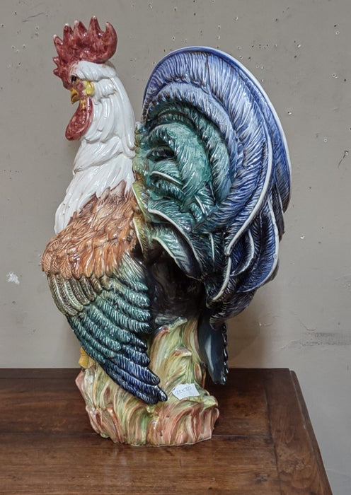 HUGE HAND PAINTED ITALIAN ROOSTER-BY INTRADA