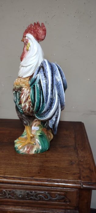 HUGE HAND PAINTED ITALIAN ROOSTER-BY INTRADA