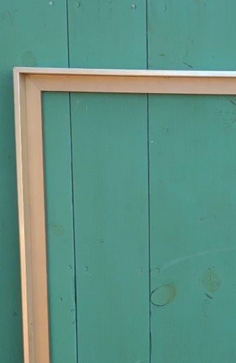 FLOATING CANVAS SILVER FRAME