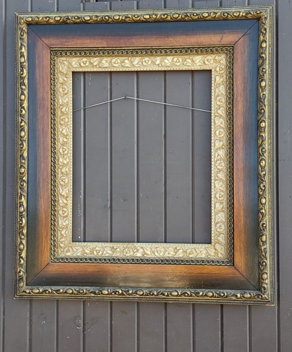 BEAUTIFUL AMERICAN WOOD AND GESSO FRAME