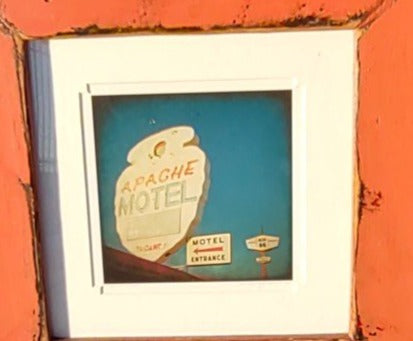 APACHE HOTEL PHOTO PRINT SIGNED LAURIE LEIGH LAWRENCE