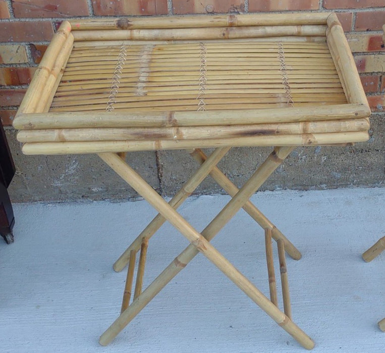 FOLD UP BAMBOO STAND