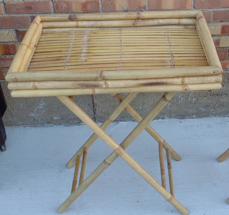 FOLD UP BAMBOO STAND