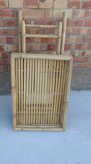 FOLD UP BAMBOO STAND