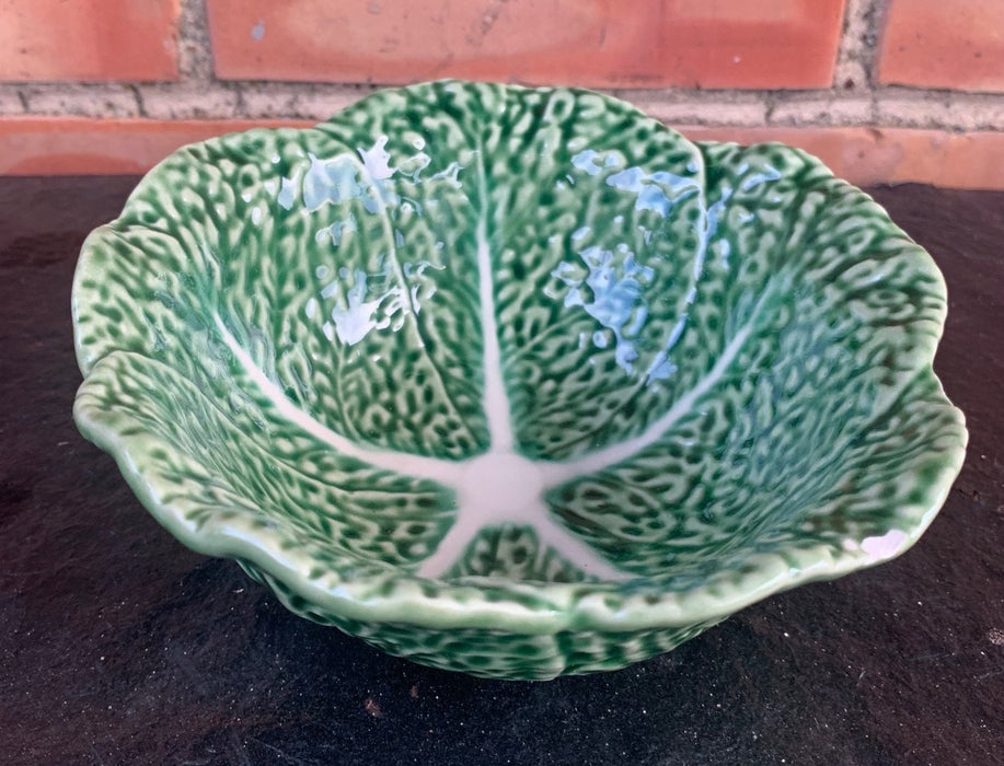 PORTUGUESE CABBAGE SMALL BOWL - AS FOUND