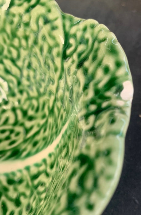 PORTUGUESE CABBAGE SMALL BOWL - AS FOUND