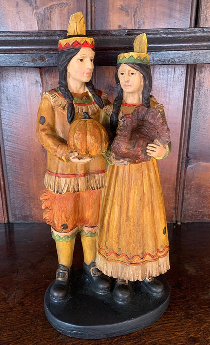 NOT OLD NATIVE AMERICAN COUPLE (THANKSGIVING)