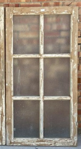 PRIMITIVE WOODEN FRAMED WINDOW-3 0F 3