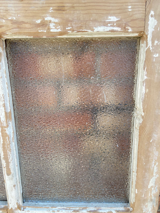 PRIMITIVE WOODEN FRAMED WINDOW-1 OF 3