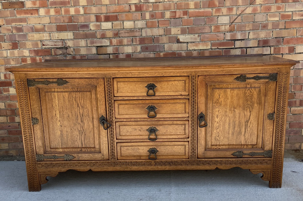 SPANISH COLONIAL PEG CONSTRUCTED SIDEBOARD