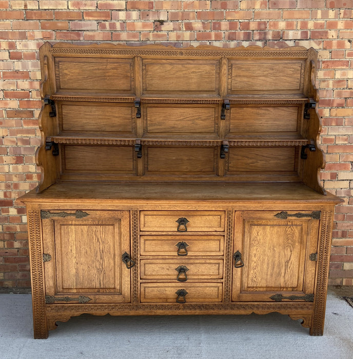 SPANISH COLONIAL PEG CONSTRUCTED SIDEBOARD