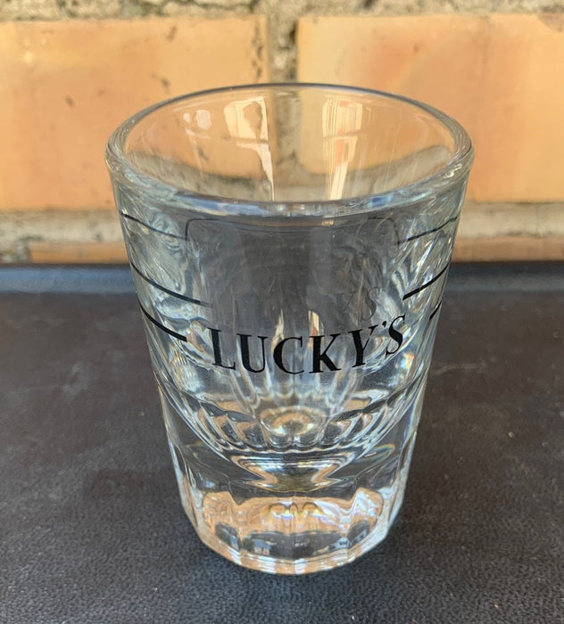 LUCKY'S SHOT GLASS